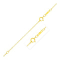 Extendable Cable Chain in 14k Yellow Gold (1.30 mm) by Avera Group