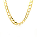 Solid Curb Chain in 14k Yellow Gold (12.18 mm) by Avera Group