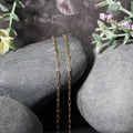 14K Yellow Gold Fine Paperclip Chain (1.50 mm) by Avera Group