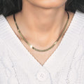 Imperial Herringbone Chain in 10k Yellow Gold (3.80 mm) by Avera Group