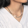 Imperial Herringbone Chain in 10k Yellow Gold (2.8 mm) by Avera Group