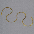 Imperial Herringbone Chain in 10k Yellow Gold (2.80 mm) by Avera Group