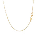 14k Yellow Gold 18 inch Necklace with Polished Butterflies and Beads by Avera Group