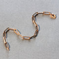 14K Rose Gold Bold Paperclip Chain Bracelet by Avera Group