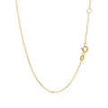 14k Yellow Gold 17 inch Necklace with Round Amethyst by Avera Group
