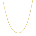 Double Extendable Box Chain in 14k Yellow Gold (0.51 mm) by Avera Group