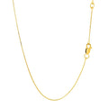 Double Extendable Box Chain in 14k Yellow Gold (0.51 mm) by Avera Group