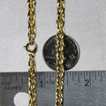14k Yellow Gold Polished Oval Link Bracelet by Avera Group