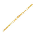 14K Yellow Gold Lite Paperclip Anklet (3.2mm) by Avera Group