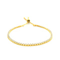 Adjustable Tennis Style Bracelet with Cubic Zirconia in Sterling Silver (5.10 mm) by Avera Group