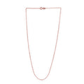 Adjustable Cable Chain in 14k Rose Gold (0.97 mm) by Avera Group