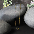 Bead Links Pendant Chain in 14k Yellow Gold (1.50 mm) by Avera Group