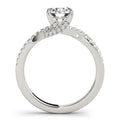 14k White Gold Fancy Prong Split Shank Diamond Engagement Ring (1 1/4 cttw) by Bids.com