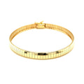14k Yellow Gold Classic Omega Bracelet (6.00 mm) by Avera Group