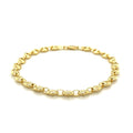 4.7mm 14k Yellow Gold Puffed Mariner Anklet by Avera Group