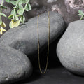 14k Yellow Gold Classic Box Chain (0.45 mm) by Avera Group