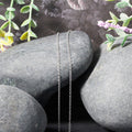 Double Extendable Piatto Chain in 14k White Gold (1.30 mm) by Avera Group