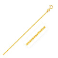 10k Yellow Gold Mariner Link Anklet 1.2mm by Avera Group