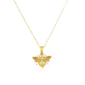 14K Yellow Gold Bee Necklace by Avera Group