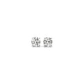 1/2 cttw Lab Grown Round Diamond Stud Earrings 14k White Gold (G/VS2) by Avera Group