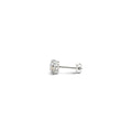 1/2 cttw Lab Grown Round Diamond Stud Earrings 14k White Gold (G/VS2) by Avera Group