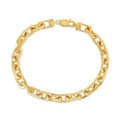 6.1mm 14k Yellow Gold French Cable Chain Bracelet by Avera Group
