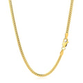 10k Yellow Gold Classic Solid Miami Cuban Chain (2.60 mm) by Avera Group