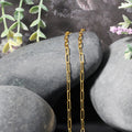 10K Yellow Gold Paperclip Chain (2.50 mm) by Avera Group