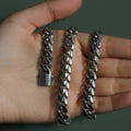 14k White Gold 22 inch Polished Curb Chain Necklace by Avera Group