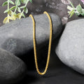 2.2mm 14k Yellow Solid Gold Diamond Cut Round Franco Chain by Avera Group