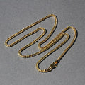 2.2mm 14k Yellow Solid Gold Diamond Cut Round Franco Chain by Avera Group