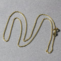 18k Yellow Gold Diamond Cut Cable Link Chain (1.10 mm) by Avera Group