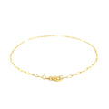 14K Yellow Gold Fine Paperclip Anklet (1.5mm) by Avera Group