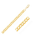 10k Yellow Gold Curb Bracelet (8.20 mm) by Avera Group