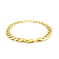 10k Yellow Gold Curb Bracelet (8.20 mm) by Avera Group