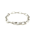 Sterling Silver Wide Paperclip Chain Bracelet by Avera Group