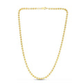 Moon Cut Bead Chain in 14k Yellow Gold (4.0 mm) by Avera Group