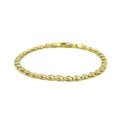 2.9mm 14k Yellow Gold Heart Anklet by Avera Group