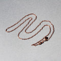14k Rose Gold Adjustable Paperclip Chain (1.50 mm) by Avera Group