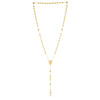 14K Yellow Gold Rosary Necklace