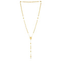 14K Yellow Gold Rosary Necklace by Avera Group