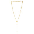 14K Yellow Gold Rosary Necklace by Avera Group