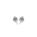 14k White Gold Spherical Stud Earrings (3mm) by Avera Group