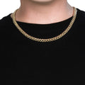 10k Yellow Gold Light Miami Cuban Chain (8.00 mm) by Avera Group