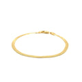Imperial Herringbone Bracelet in 10k Yellow Gold (2.8 mm) by Avera Group