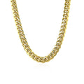 14k Yellow Gold Classic Miami Cuban Solid Chain (4.90 mm) by Avera Group