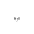 14k White Gold Round Stud Earrings (4.0 mm) by Bids.com