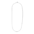 Sterling Silver Rhodium Plated Paperclip Chain (1.80 mm) by Avera Group