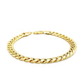 6.6mm 10k Yellow Gold Semi Solid Miami Cuban Bracelet by Avera Group