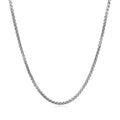 14k White Gold Solid Round Box Chain (1.60 mm) by Avera Group